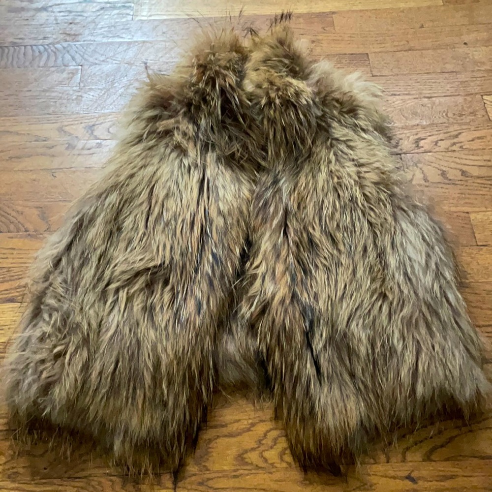 Raccoon vest from Barneys New York